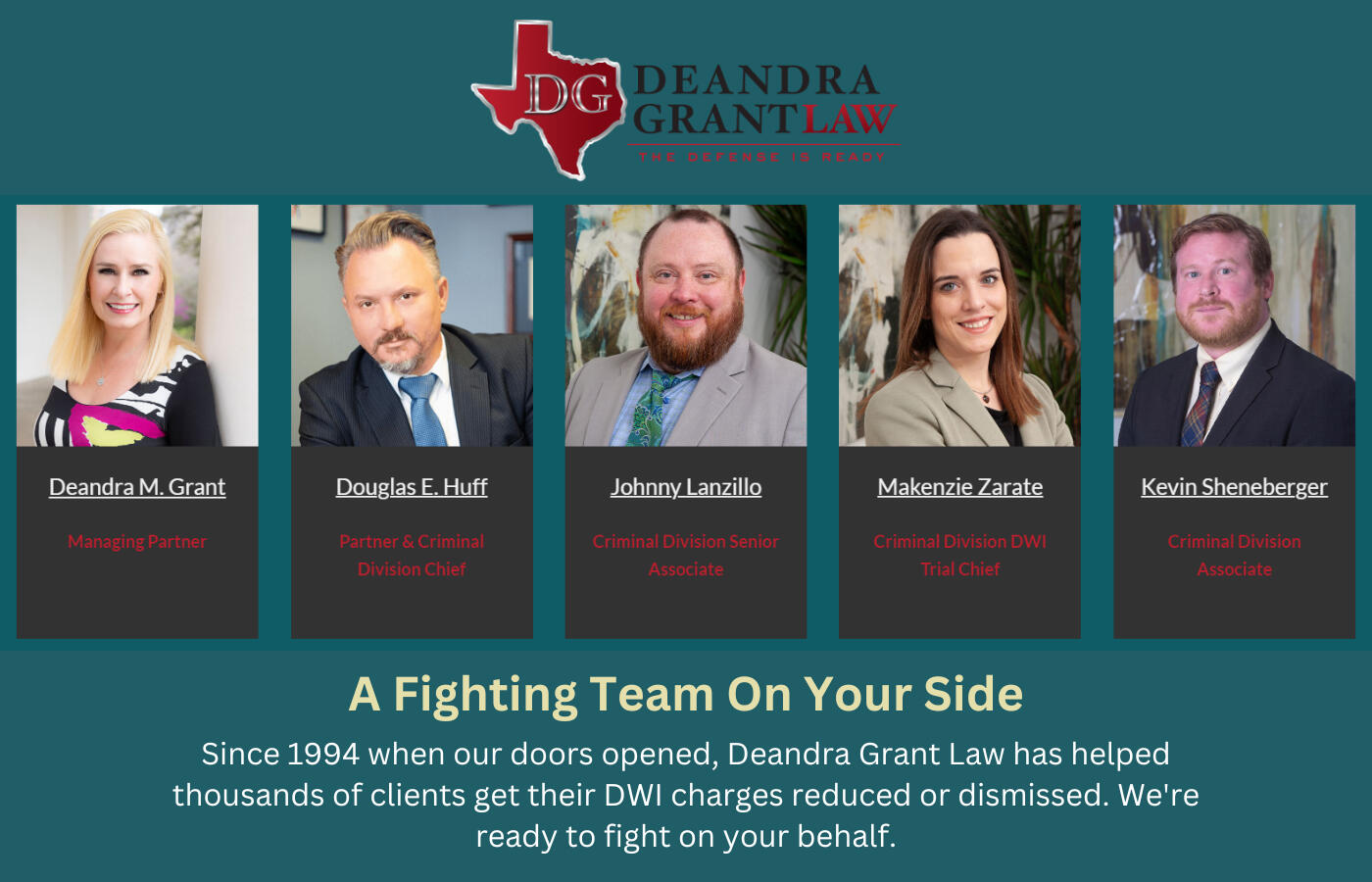 Deandra Grant Law Team solo pics Deandra Grant Law Team solo pics